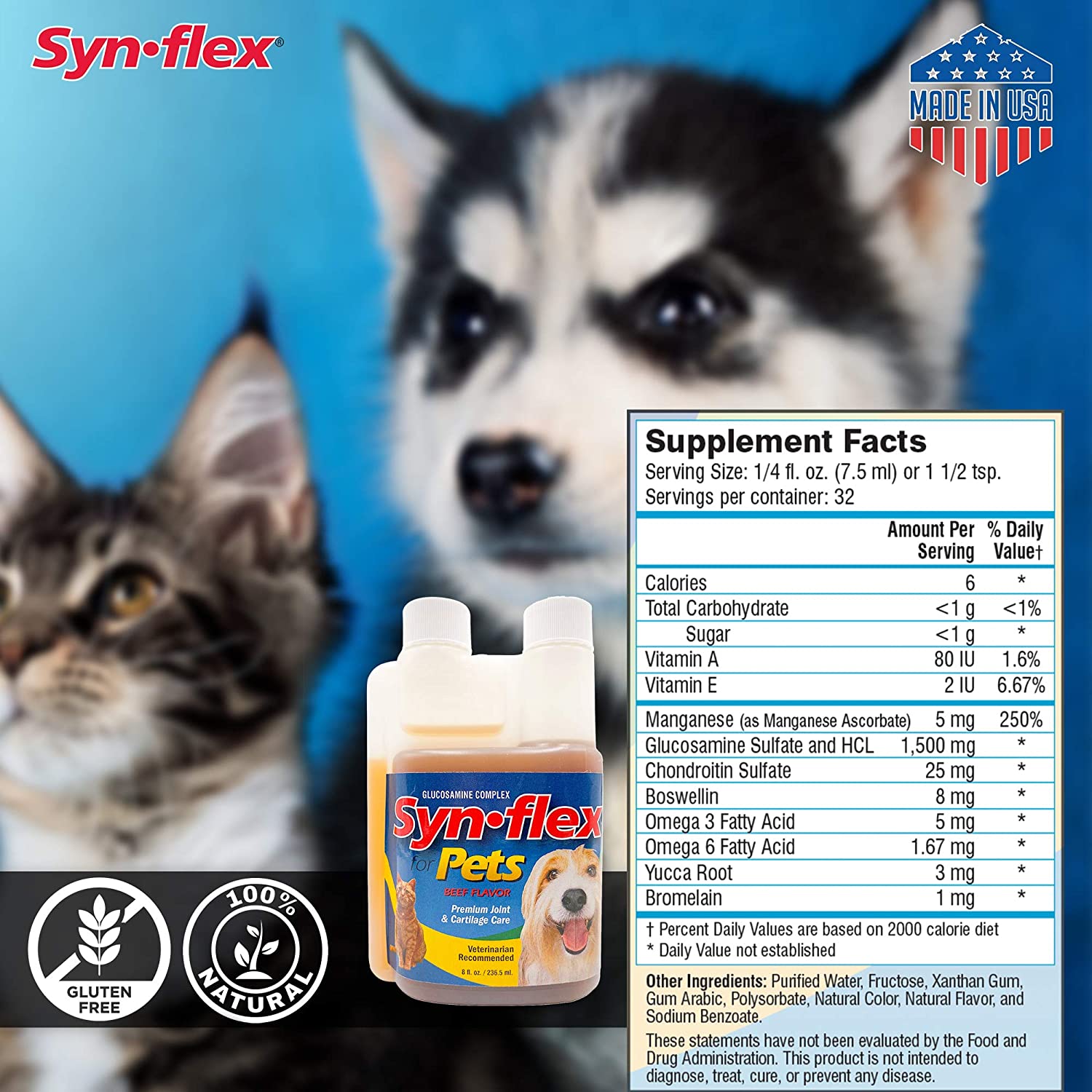 Synflex® for Pets | Beef-Flavored Liquid Joint Support Synflex® for Pets | Beef-Flavored Liquid Joint Support