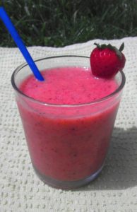glucosamine strawberry kiwi smoothie